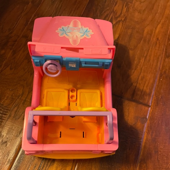 Mattel Barbie & Ken Malibu Beach Party Cruiser Jeep. Neon Pink & Orange. - Picture 4 of 5